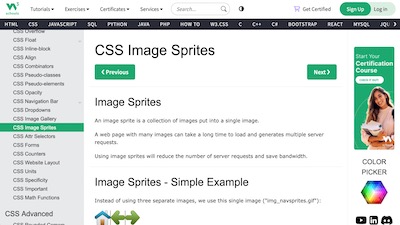 CSS Sprites